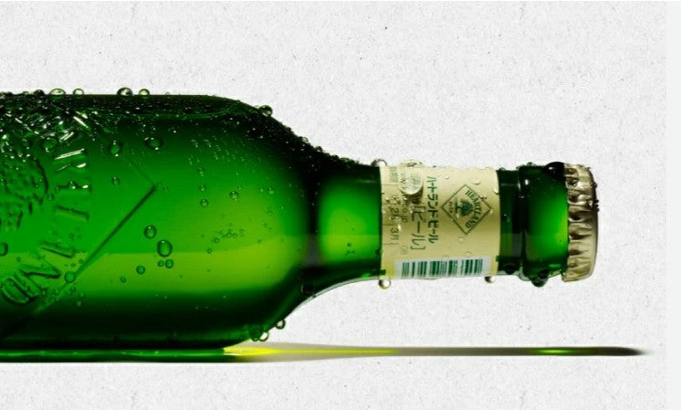 기린 하트랜드 병맥주 500ml × 6병 / 5도 무료배송 - 라벨 없는 감성 병맥주의 원조, SNS 인기 아이템