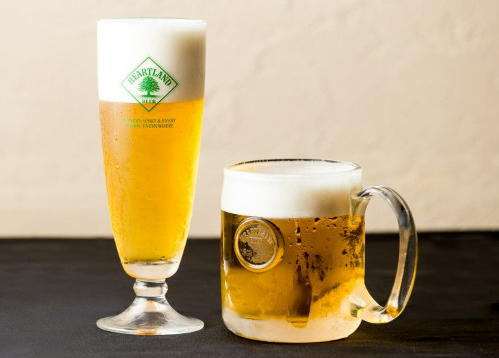 기린 하트랜드 병맥주 500ml × 6병 / 5도 무료배송 - 라벨 없는 감성 병맥주의 원조, SNS 인기 아이템