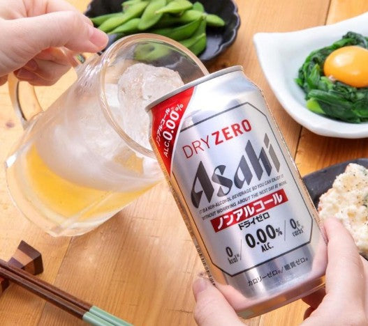 아사히 드라이 제로 350ml x 24캔 무료배송 – 6년 연속 1위! 맥주의 맛 그대로, 칼로리 0·알코올 0.00%