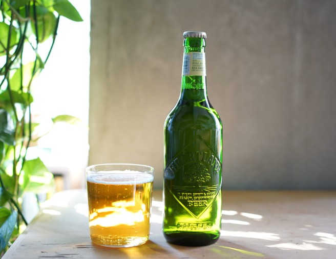기린 하트랜드 병맥주 500ml × 6병 / 5도 무료배송 - 라벨 없는 감성 병맥주의 원조, SNS 인기 아이템