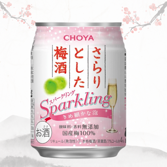 초야 사라리토시타 우메슈 10도 250ml x 24캔  무료배송 – 가볍고 부드러운 매실 향의 데일리 매실주