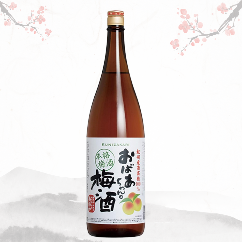나카노 주조 쿠니자카리 ‘할머니의 우메슈’ 1.8L 14도 무료배송 - 깊고 깨끗한 매실 풍미의 무첨가 클래식