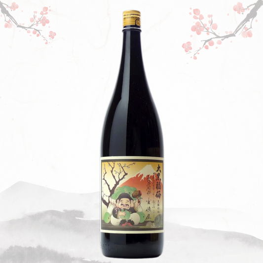 에비스 대흑 복매 후쿠우메 우메슈 1.8L 12.4% 무료배송 – 복을 상징하는 대흑신이 미소 짓는 깊은 맛의 프리미엄 흑설탕 숙성 매실주