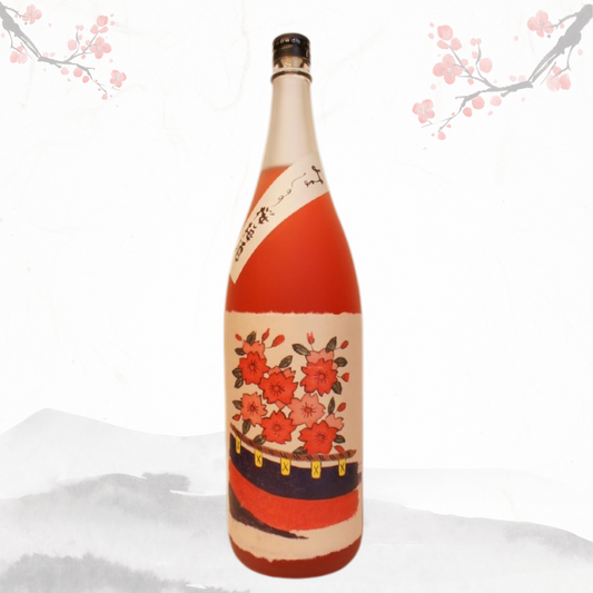 야기 주조 하나후다 벚꽃 매실주 9도 1.8L 무료배송 - 봄꽃의 화사함과 매실의 산뜻함이 어우러진 맑고 부드러운 프리미엄 매실주