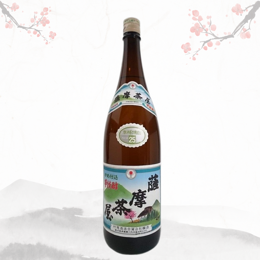 [무라오주조] 사츠마차야 고구마 소주 25도 1800ml 무료배송 – 고요한 찻집의 감성이 깃든, 한 세기의 술