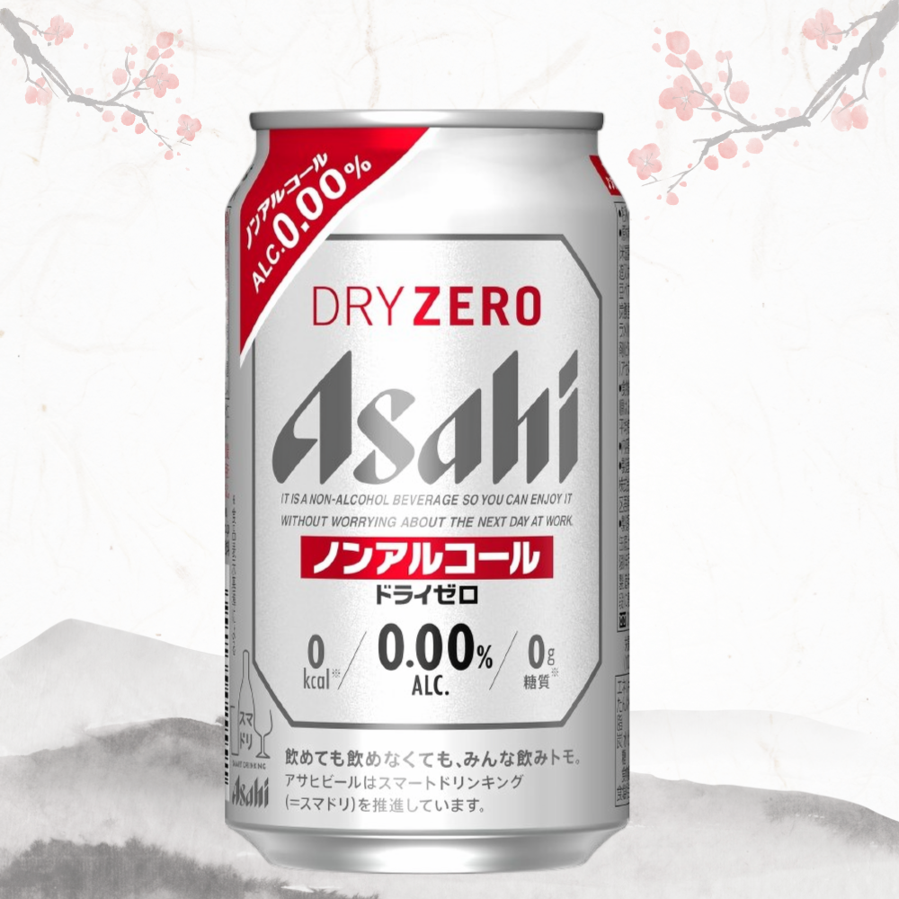 아사히 드라이 제로 350ml x 24캔 무료배송 – 6년 연속 1위! 맥주의 맛 그대로, 칼로리 0·알코올 0.00%