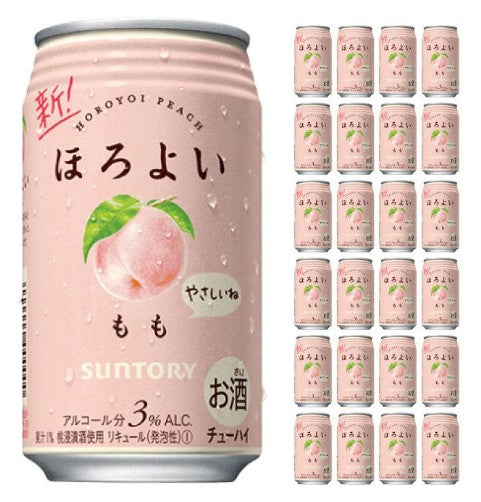 산토리 호로요이 백도 복숭아 사와 350ml (3%)x24캔 무료배송