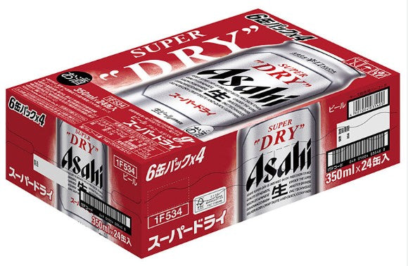 아사히 슈퍼 드라이 350ml × 24캔 무료배송 – 일본 판매량 1위, 전설의 드라이 맥주