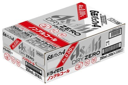 아사히 드라이 제로 350ml x 24캔 무료배송 – 6년 연속 1위! 맥주의 맛 그대로, 칼로리 0·알코올 0.00%