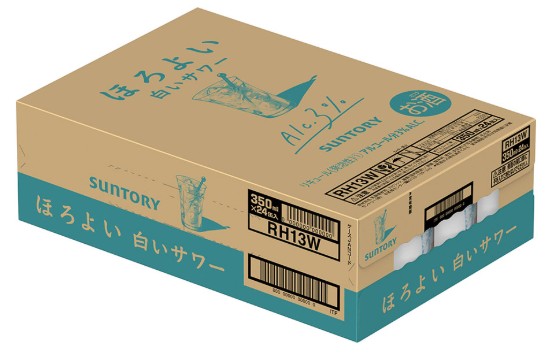 산토리 호로요이 호로요이의 대표 얼굴 사와 - 시로이 사와 3 %  350 mlx24캔 무료배송