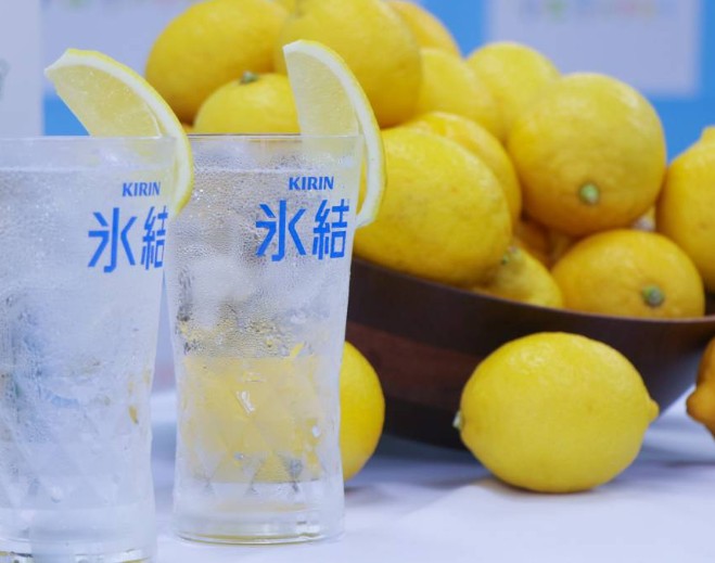 [기린 빙결] 스트롱 레몬 츄하이 9% 350ml × 24캔 무료배송 – 짜릿하게 강렬한 어른의 레몬사와