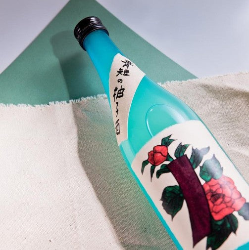 야기 주조 하나후다 아오탄 매실주 720ml 12도 무료배송 - 맑고 청량한 매실 향과 깔끔한 여운 푸른 화투 라벨의 프리미엄 매실 리큐르