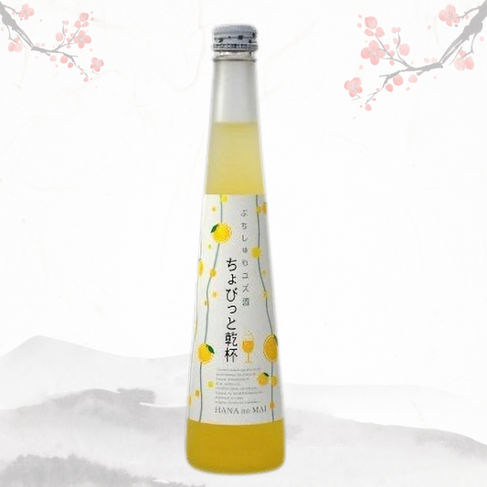 하나노마이 푸치슈와 유즈주 300ml 6도 무료배송 - 상큼한 미발포 감귤 향에 쌀의 은은한 단맛이 어우러진 산뜻한 건배 한 잔