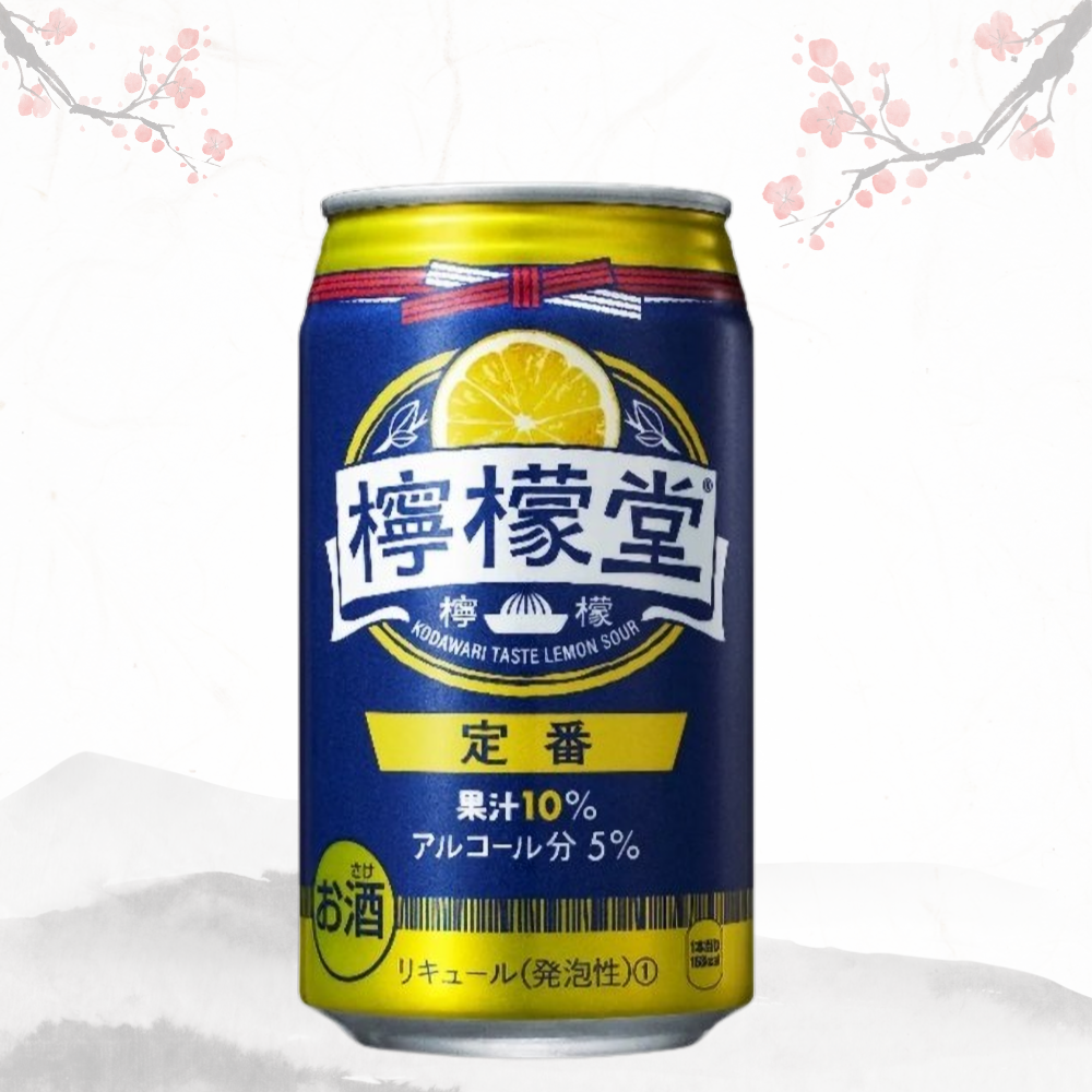 레몬도 정통 레몬 사와 과즙 10% 알콜 5% [코카콜라] 350ml × 24캔 무료배송 – 일본 국민 사와