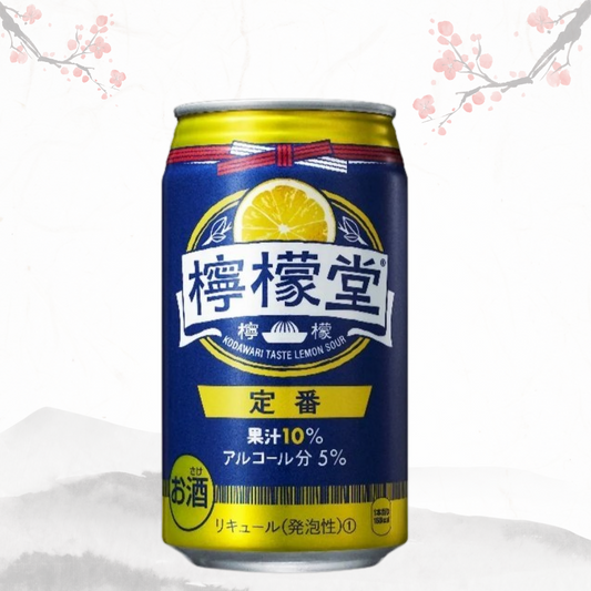 레몬도 정통 레몬 사와 과즙 10% 알콜 5% [코카콜라] 350ml × 24캔 무료배송 – 일본 국민 사와