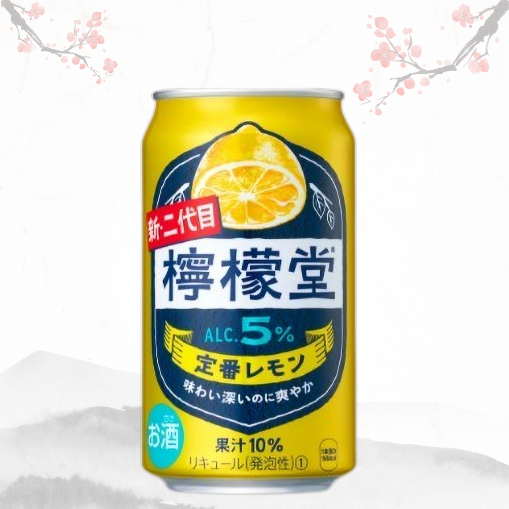 레몬도(레몬당) 정통 레몬사와 5% [코카콜라] 350ml × 24캔 무료배송 – 일본 국민 사와