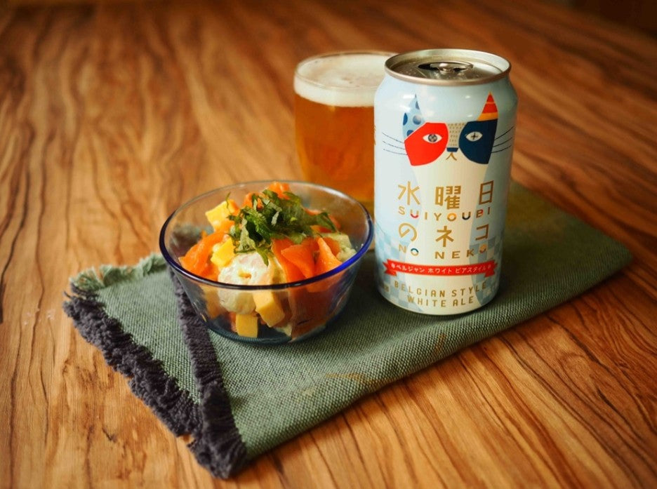 수요일의 고양이 350ml x 12캔 세트 무료배송 – 부드럽고 상큼한 벨기에식 프리미엄 맥주