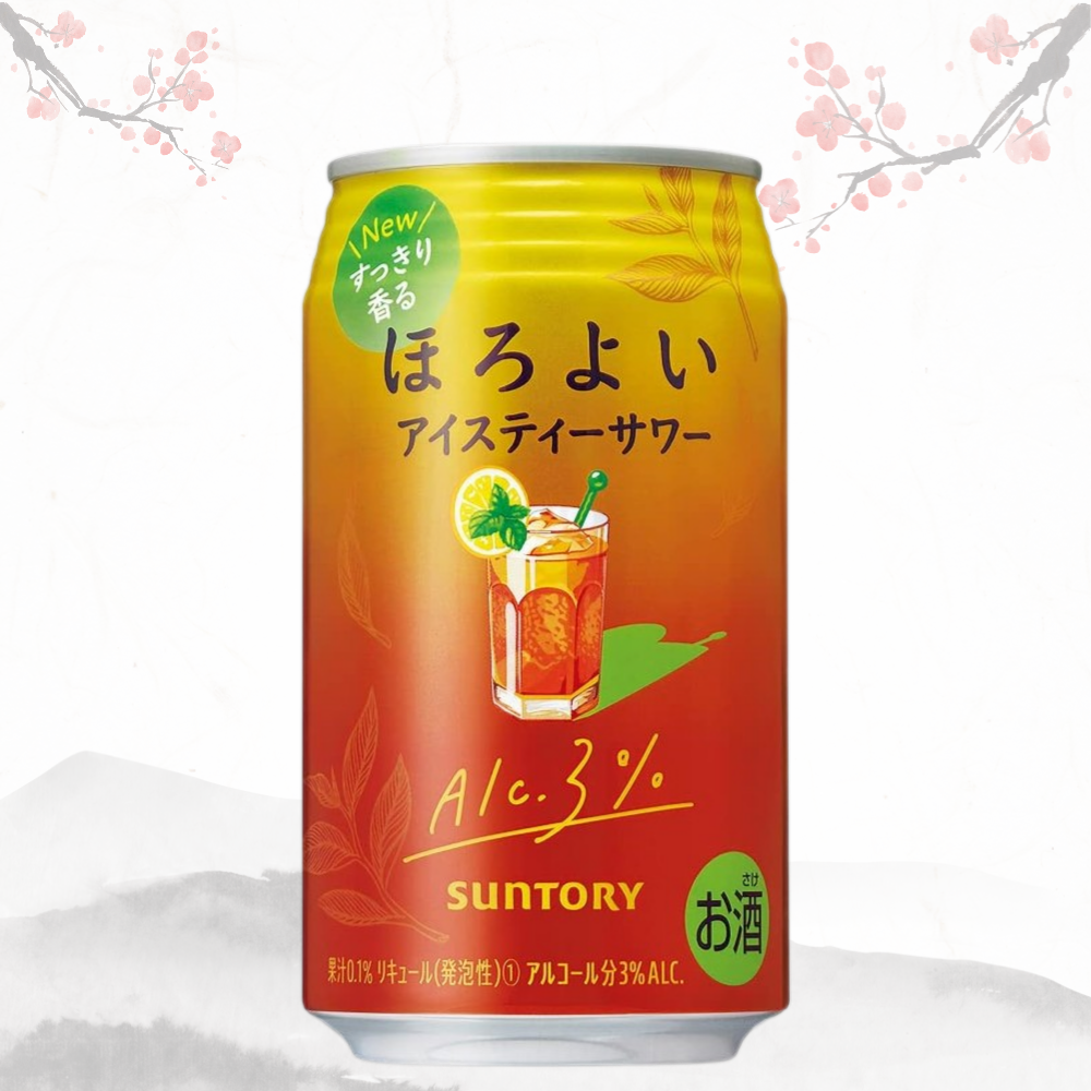 산토리 호로요이 아이스티 사와 3% 350mlx24캔 무료배송