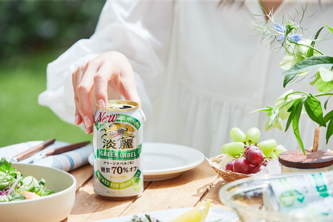 키린 탄레이 그린라벨 350ml x 24캔 무료배송 – 매일 마셔도 가볍다! 당류 70% 줄인 상쾌한 국민 발포주