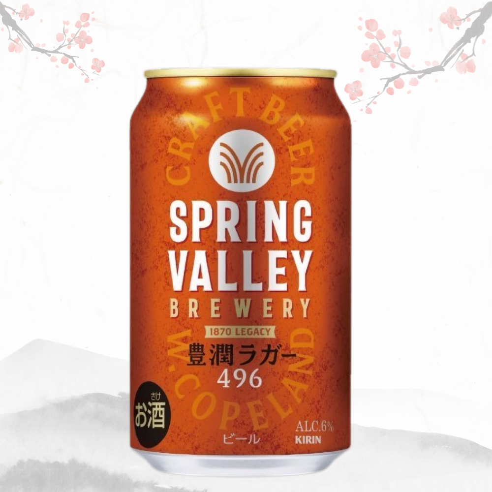 일본 인기 프리미엄 라거! 스프링 밸리 496 350ml × 24캔 무료배송 – 깊고 진한 크래프트 맥주