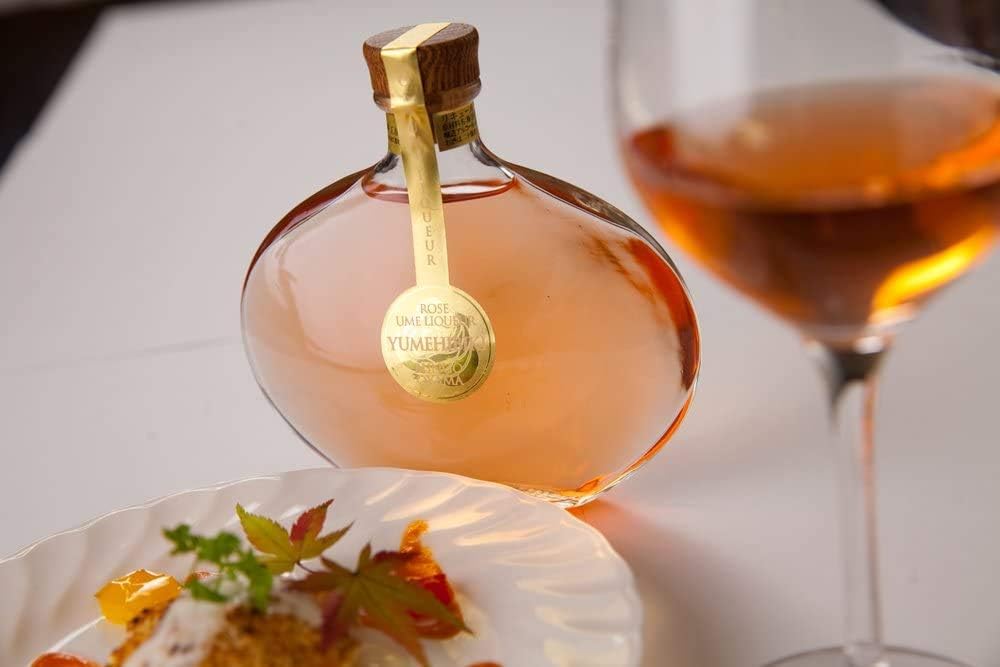 유메히비키 로즈 우메슈 200ml 12% 무료배송 – 정성 담은 장미꽃잎과 매실의 조화, 선물용 감성 리큐어