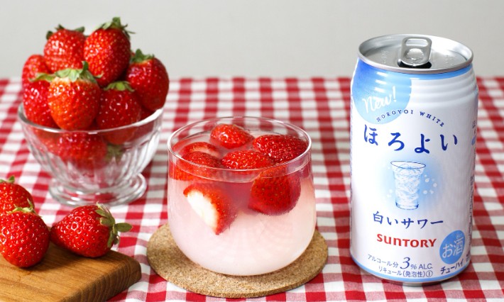 산토리 호로요이 호로요이의 대표 얼굴 사와 - 시로이 사와 3 %  350 mlx24캔 무료배송