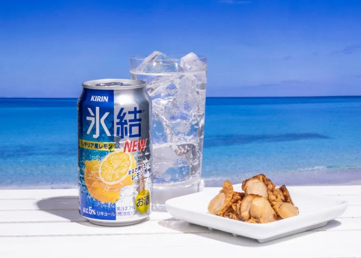 [기린] 빙결 시칠리아산 레몬 츄하이 5%  350ml × 24캔 무료배송 – 신선한 생레몬의 상큼한 일본 국민 과일술