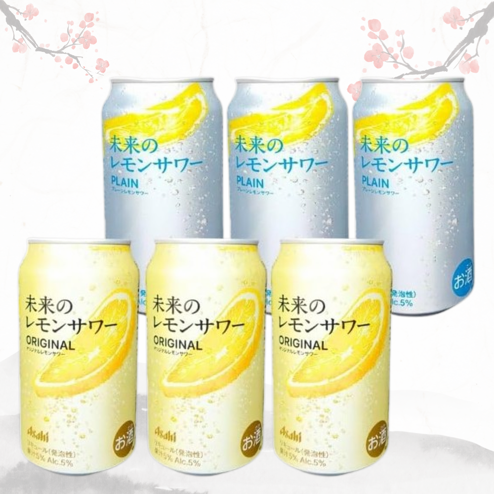 아사히 ‘미래의 레몬사와’ 혼합세트 6캔 (오리지널 3 + 플레인 3) 무료배송 – 진짜 레몬을 만나는 두 가지 방식, 하나의 경험