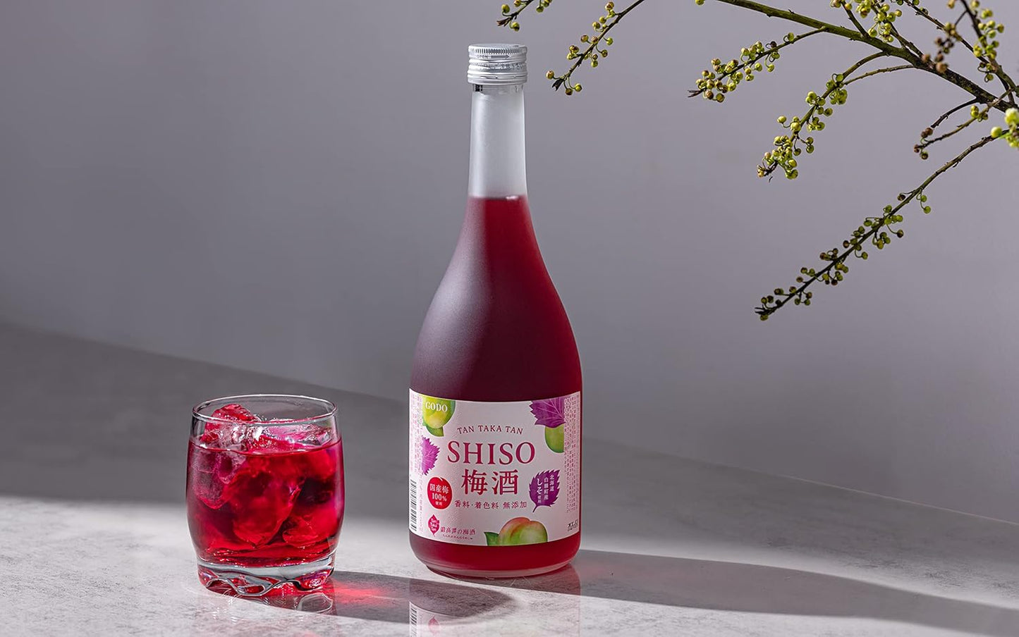 탄타카탄 시소 매실주 500ml 12도 무료배송 - 루비빛 시소향과 산뜻한 단산미