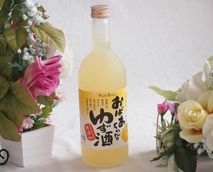 나카노 주조 쿠니자카리 ‘할머니의 유즈슈’ 720ml 7도 무료배송 - 상큼달콤 저도수, 따뜻하게도 시원하게도 즐기는 무첨가 유자 리큐르