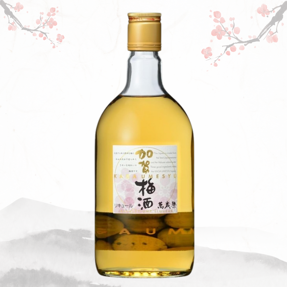 만세락 (만세의 기쁨) "2년 숙성"  가가 우메슈 720ml 14% 무료배송 - 300년 전통 양조장이 빚은 로제빛 감동