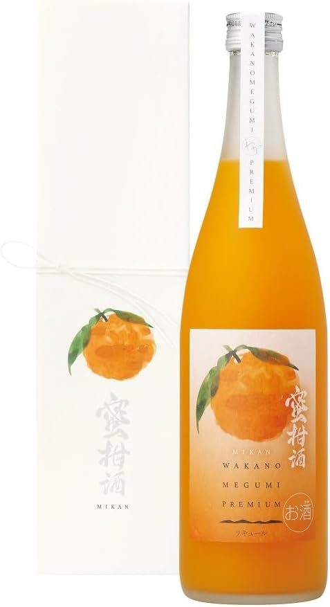 와카노메구미 프리미엄 미칸주(감귤주) 720ml 6도 무료배송 — 타무라 미칸 과즙과 준마이 다이긴조의 우아한 조화