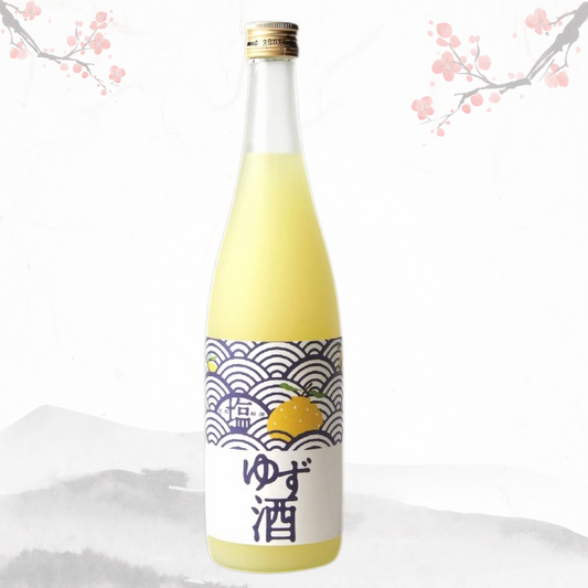 키타지마 소금 유자주 720ml 7도 무료배송 - 상큼한 유자에 천일염 한 꼬집, 식사와 완벽한 조화