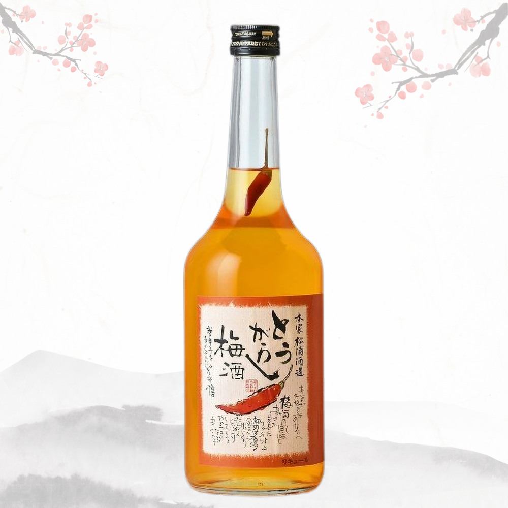 본가 마츠우라 고추 우메슈 720ml 12도 무료배송 – 매실의 달콤함과 매운 고추의 대담한 만남, 중독적 프리미엄 리큐르