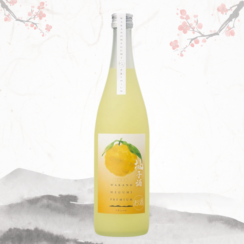 와카노메구미 프리미엄 유자주 720ml 6도 무료배송 - 준마이다이긴조 청량감 가득한 진짜 유자 과즙의 부드러운 달콤 상큼 한 잔