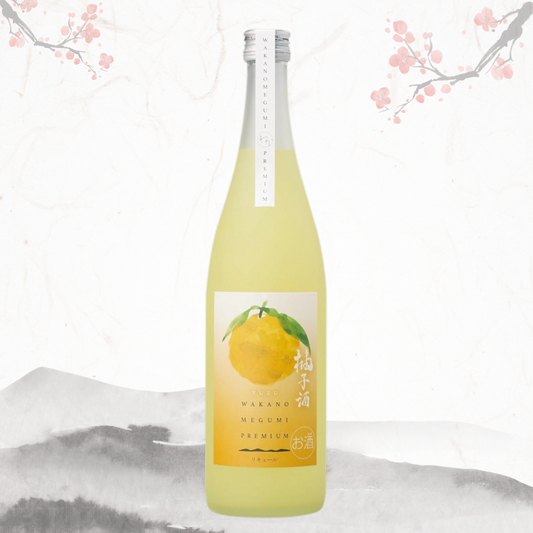 와카노메구미 프리미엄 유자주 720ml 6도 무료배송 - 준마이다이긴조 청량감 가득한 진짜 유자 과즙의 부드러운 달콤 상큼 한 잔