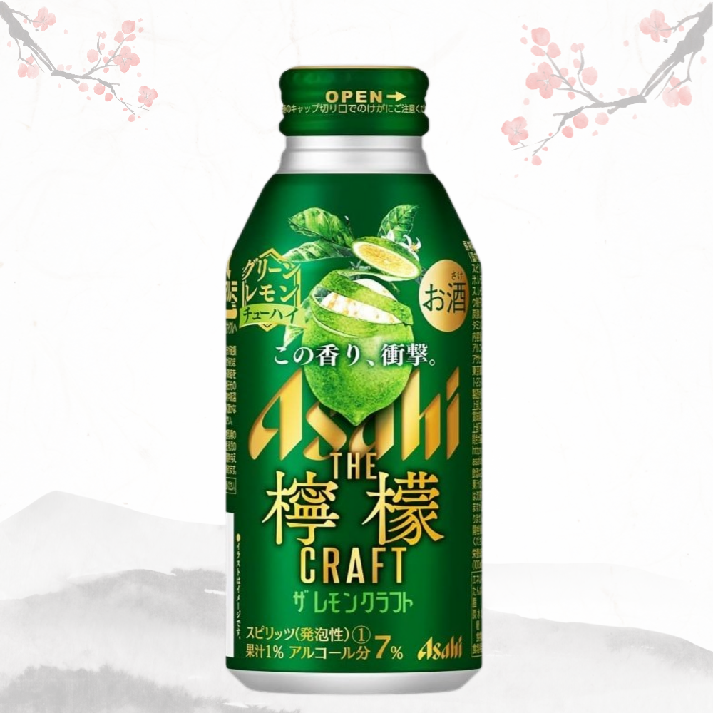 아사히 더 레몬 크래프트 그린 레몬 400 ml x 24개 무료배송 – 싱그러운 초록 레몬의 깊은 향