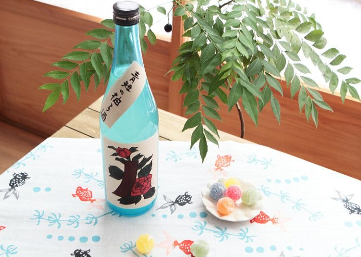 야기 주조 하나후다 아오탄 매실주 720ml 12도 무료배송 - 맑고 청량한 매실 향과 깔끔한 여운 푸른 화투 라벨의 프리미엄 매실 리큐르