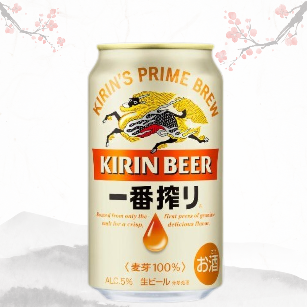 키린 이치방 시보리 350ml × 24캔 무료배송 – 일본인이 사랑하는 첫 번째 한 방울의 깊은 맥주