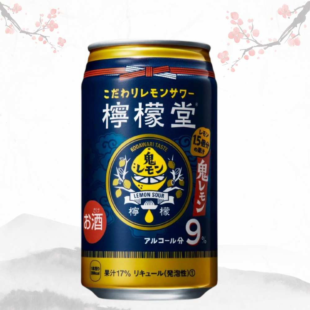 레몬도 오니(도깨비) 레몬 9% 350ml × 24캔 무료배송 – 진짜 레몬을 통째로 느끼는 최강 스트롱 사와