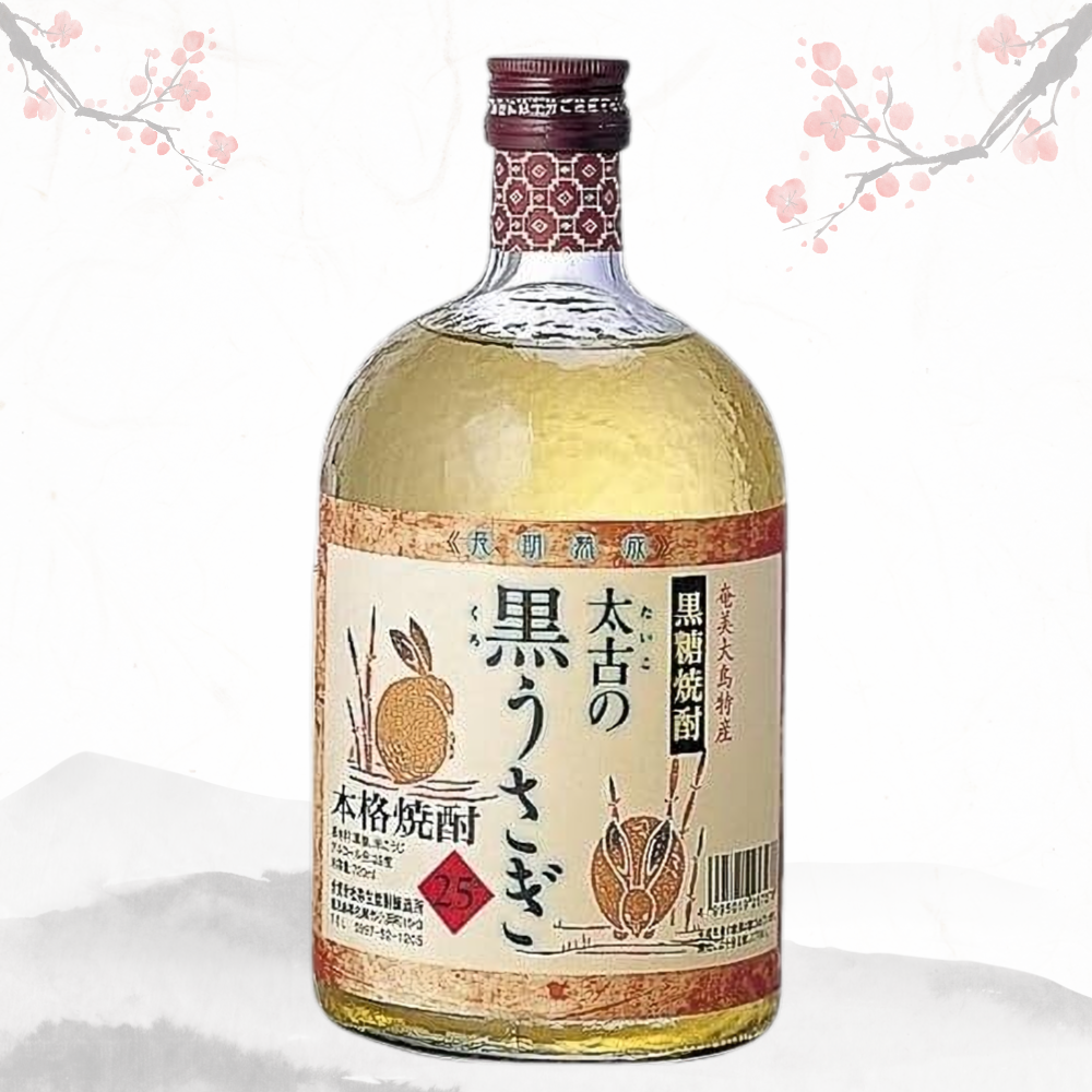 太古 태고(타이고)의 검은 토끼 오크통 숙성 흑설탕 소주 25도 (야요이 주조) 720ml 무료배송