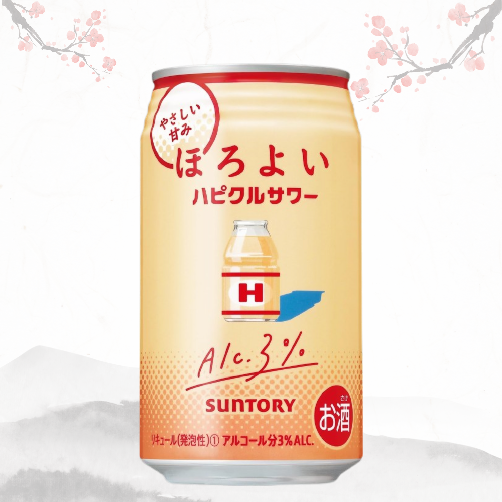 산토리 호로요이 하피쿠루 요구르트 사와 3 % 350 ml × 24 캔 무료배송