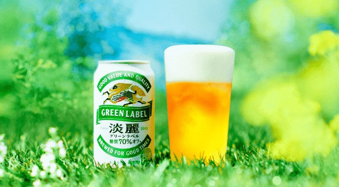 키린 탄레이 그린라벨 350ml x 24캔 무료배송 – 매일 마셔도 가볍다! 당류 70% 줄인 상쾌한 국민 발포주