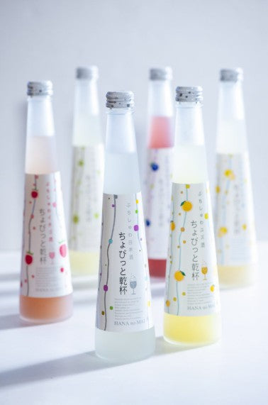 하나노마이 푸치슈와 기본 스파클링 일본주 300ml 6도 무료배송 – 자연 발효 기포의 부드러운 단맛과 청량감이 조화된 병내 발포 사케