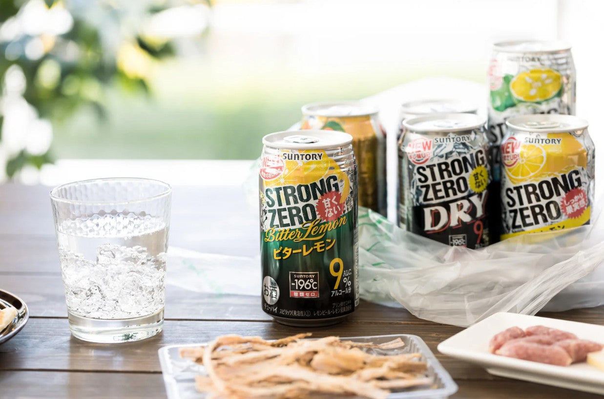 산토리 -196℃ 스트롱제로 6종 혼합 24캔 세트 (350ml × 24개입) 무료배송 – 강한 탄산과 과일향, 일본 국민 츄하이의 베스트 조합