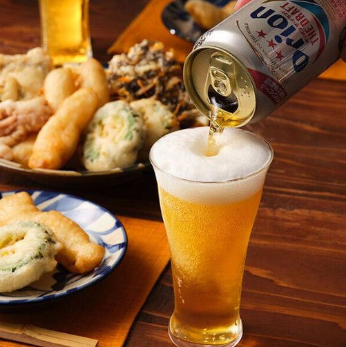 [오키나와 감성] 오리온 드래프트 맥주 350ml × 24캔 무료배송 – 남국 오키나와 NO.1 청량한 한 모금