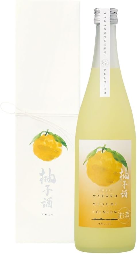 와카노메구미 프리미엄 유자주 720ml 6도 무료배송 - 준마이다이긴조 청량감 가득한 진짜 유자 과즙의 부드러운 달콤 상큼 한 잔